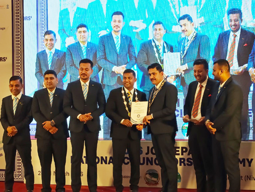 राजविराज जेसीजलाई “संकल्प टु सक्सेस अवार्ड”